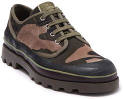 Valentino Camo Lace-Up Lug Sole Sneaker at Nordstrom Rack