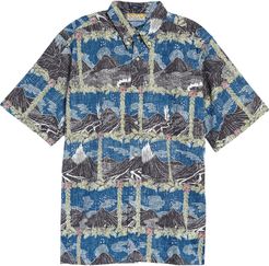 Hawai'I Volcanoes National Park Short Sleeve Button-Down Shirt