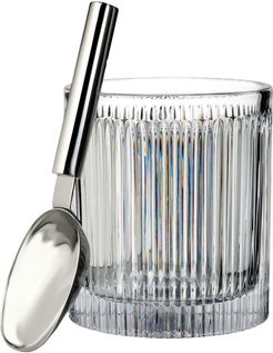 Aras Lead Crystal Ice Bucket & Scoop