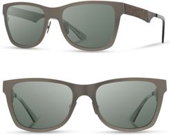 Canby 54mm Sunglasses - Gunmetal/ Elm Burl