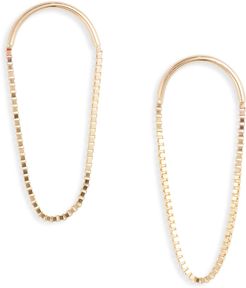 14K Gold Arch Earrings