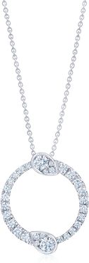 Eclipse Yin Yang Diamond Pendant Necklace
