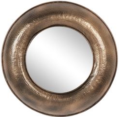 Willow Row Round Metal Bronze Finished Wall Mirror 32"D at Nordstrom Rack