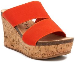 Bare All Wedge Slide Sandal