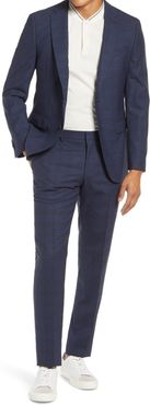 Novan/ben Slim Fit Plaid Wool Suit