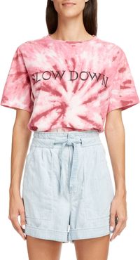 Isabel Marant Etoile Zewel Tie Dye Graphic Tee