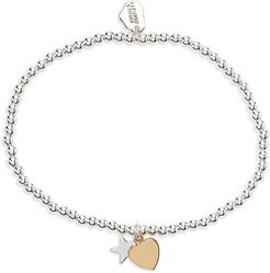 Sienna Heart & Moon Charm Bracelet