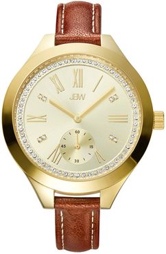 JBW Women's Aria 18K Gold Plated Stainless Steel Diamond Watch, 40mm - 0.08 ctw at Nordstrom Rack