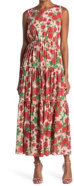 MELLODAY Floral Tiered Maxi Dress at Nordstrom Rack