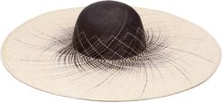 Sunny Straw Sun Hat - Black