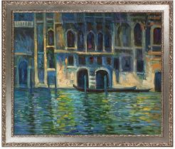 Overstock Art Palazzo da Mula at Venice, 1908 by Claude Monet Framed Hand Painted Oil Reproduction - 28" x 24" at Nordstrom Rack