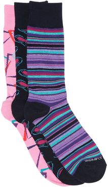Unsimply Stitched Printed Crew Socks - Pack of 3 at Nordstrom Rack
