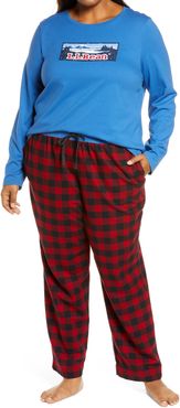 Plus Size Women's L.L.Bean Camp Logo Graphic Pajamas