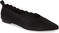 Naomi Scallop Pointy Toe Flat