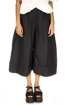 Sculpted Wide Leg Trousers
