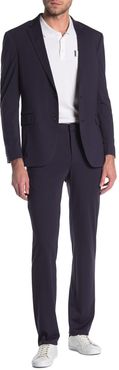 Kenneth Cole Reaction Sharkskin Two Button Slim Fit Suit at Nordstrom Rack