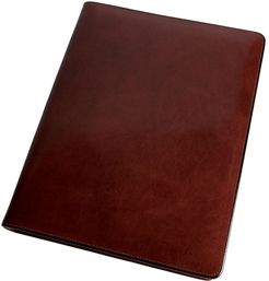 Leather Letter Pad Cover - Brown