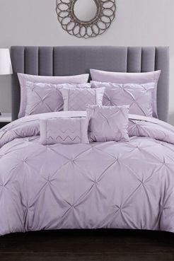 Chic Home Bedding Queen Salvatore Pintuck Comforter - Lavender at Nordstrom Rack