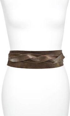 Handmade Leather Wrap Belt