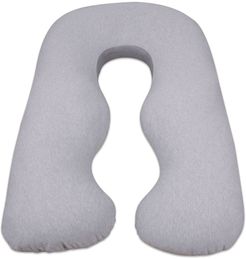 'Back 'N Belly Chic' Contoured Pregnancy Support Pillow With Jersey Cover