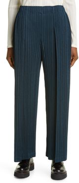 Pleated Ankle Wide Leg Pants