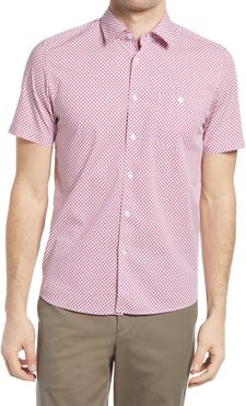 Sliide Slim Fit Short Sleeve Button-Up Shirt