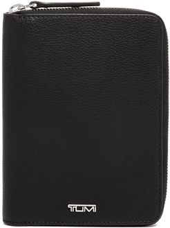 Belden Leather Zip Passport Case - Black