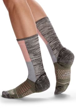 Texture Colorblock Hiking Socks