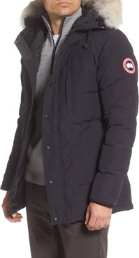 Carson Fusion Fit Hooded Down Parka With Genuine Coyote Fur Trim