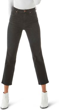 Wild West High Waist Ankle Straight Leg Jeans