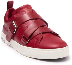 Valentino Buckle Strap Leather Sneaker at Nordstrom Rack