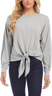 Tie Front Pullover