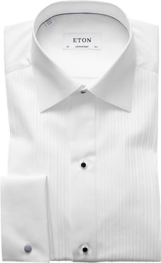 Big & Tall Eton Contemporary Fit Pleated Bib Tuxedo Shirt