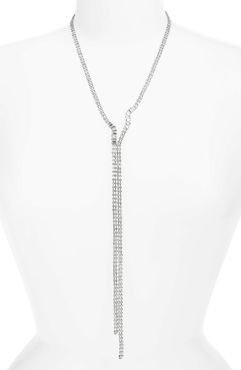 Crystal Two-Strand Y-Necklace