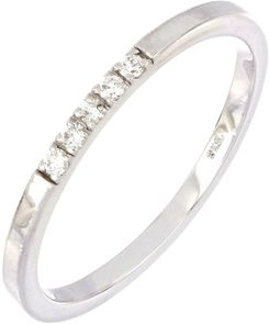 Bony Levy 18K White Gold Pave Diamond Stackable Band Ring at Nordstrom Rack