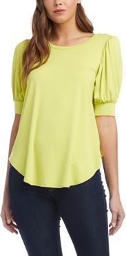 Shirred Sleeve Top