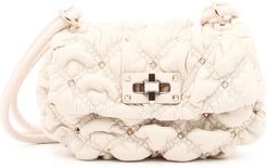 Small Spikeme Quilted Leather Bag - Ivory
