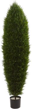 NEARLY NATURAL Green 5ft. Cypress Tree UV Resistant at Nordstrom Rack