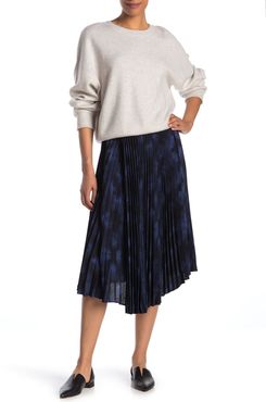 Vince Winter Tie Dye Pleated Midi Skirt at Nordstrom Rack