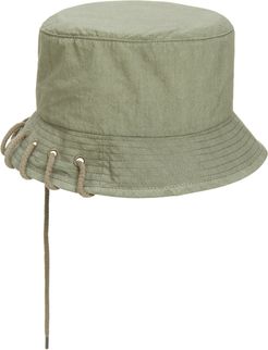 Laced Bucket Hat - Green