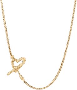 Classic Chain Adwoa 14K Gold Heart Toggle Necklace