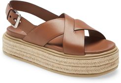 Slingback Platform Espadrille Sandal