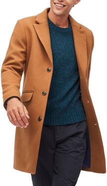 The Stretch Wool Blend Water Repellent Topcoat