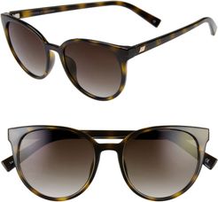 Armada 54mm Cat Eye Sunglasses - Tortoise/ Khaki Gradient