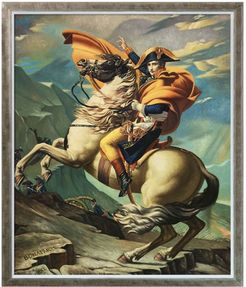 Overstock Art Napoleon Crossing the Alps, 1801 - Framed Oil reproduction of an original painting by Jacques-Louis David at Nords