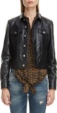 Leather Trucker Jacket