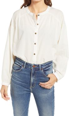 Lady Lee Button-Down Cotton Blouse