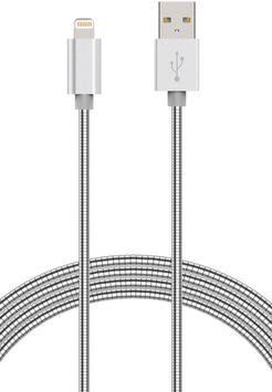 ELEMENT WORKS Silver 6 Ft Stainless Steel iPhone Charging Cable at Nordstrom Rack