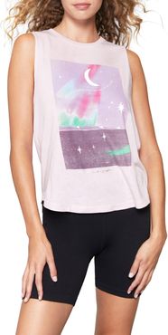 Moon Graphic Muscle Tank