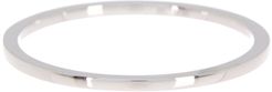 EF Collection White Gold Thin Band Ring - Size 5 at Nordstrom Rack